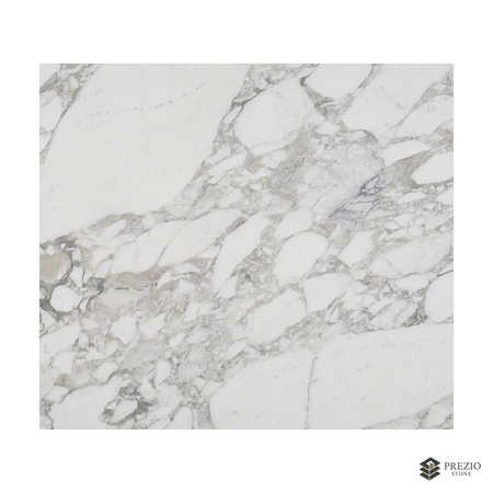 Prezio Stone Arabescato White Marble Slab Program - texture detail