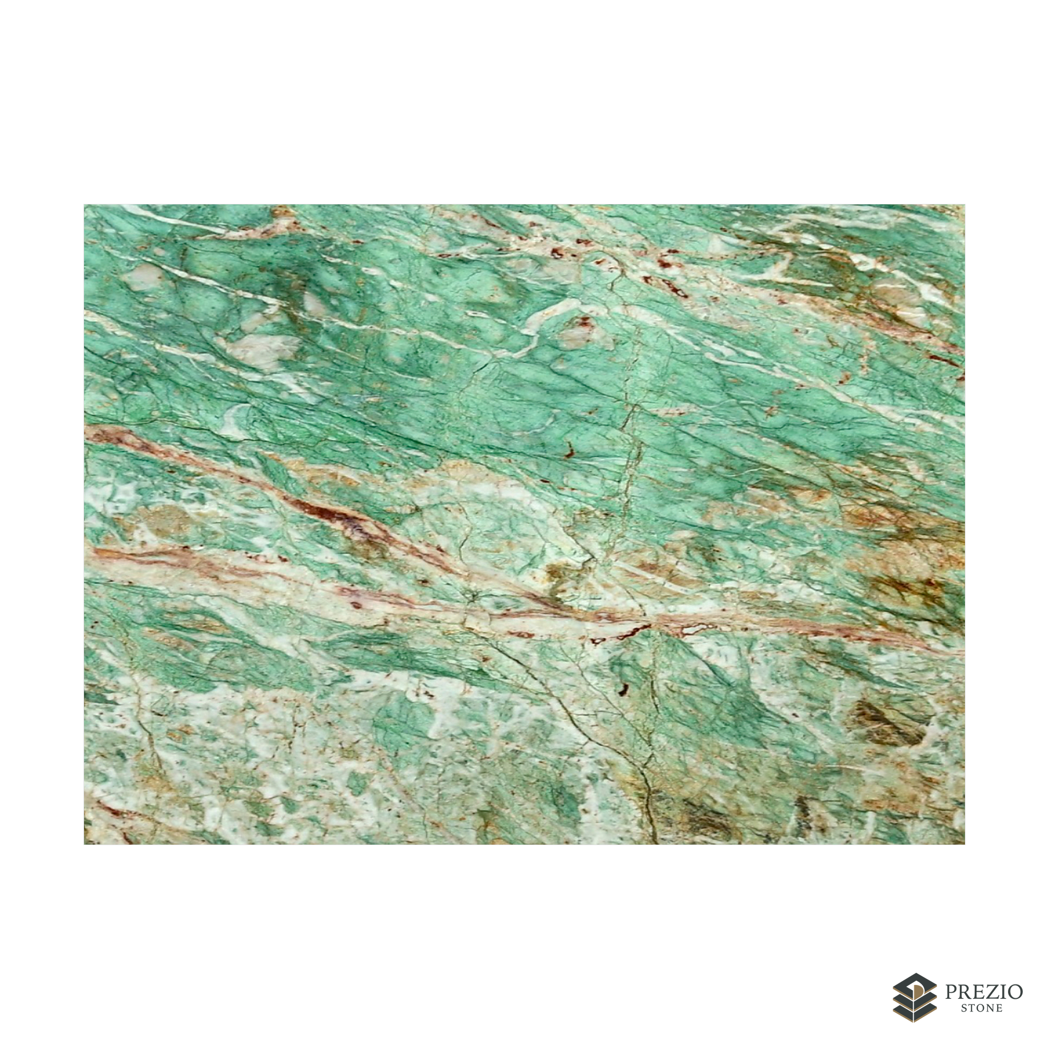 Prezio Stone Amazon Green Quartzite Slab Program - texture detail