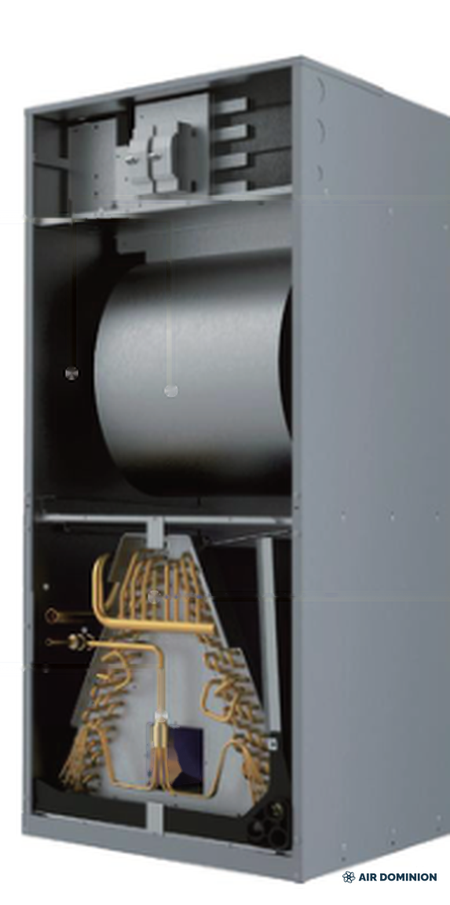 Air Dominion 30,000 BTU 15 SEER Multi-Position Air Handler System - detail view