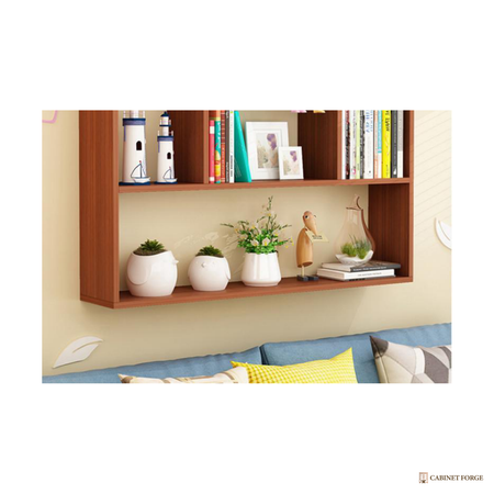 Cabinet Forge Walnut Floating Wall Shelf - construction detail