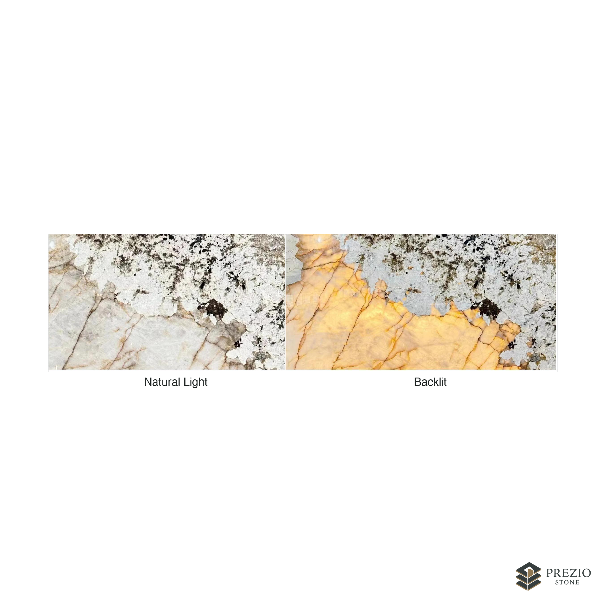 Prezio Stone Translucent Quartzite Slab Program - texture detail
