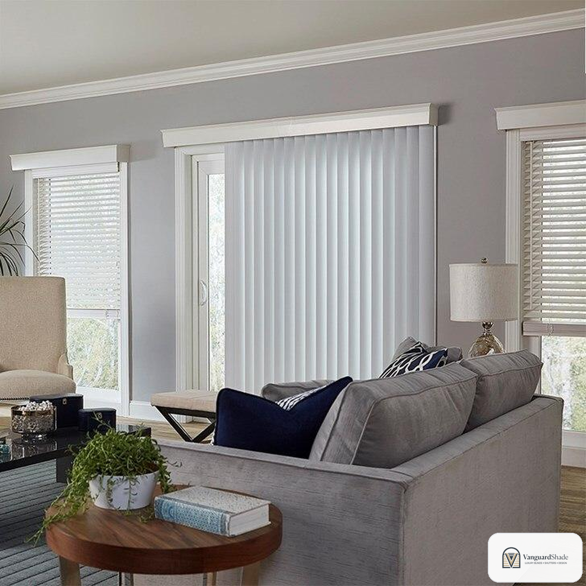 Vanguard Shade Wood Cornice, Custom Width - detail view