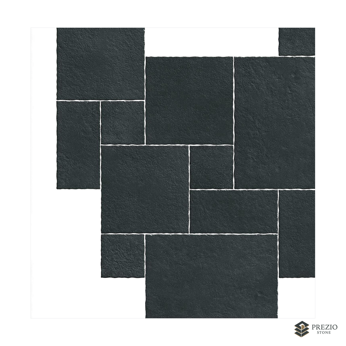Prezio Stone Roman Castle Limestone Look Porcelain Tile, Modular Set - texture detail