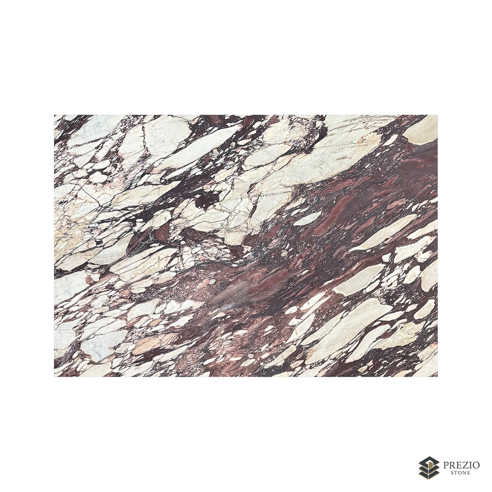Prezio Stone Calacatta Viola Marble Slab Program - texture detail