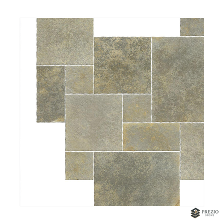 Prezio Stone Parisian Moments Limestone Look Porcelain Tile, Modular Set - texture detail