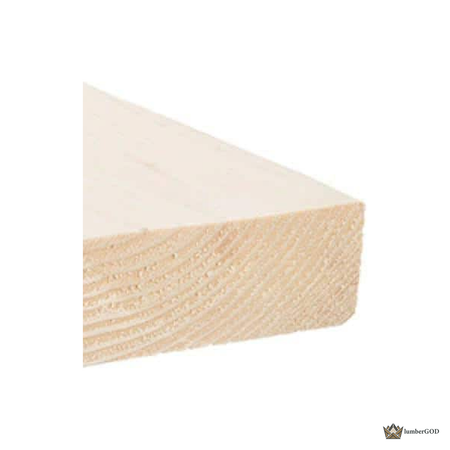Lumber God 2x6 SYP No. 1 Dimensional Lumber, Kiln Dried - end grain detail