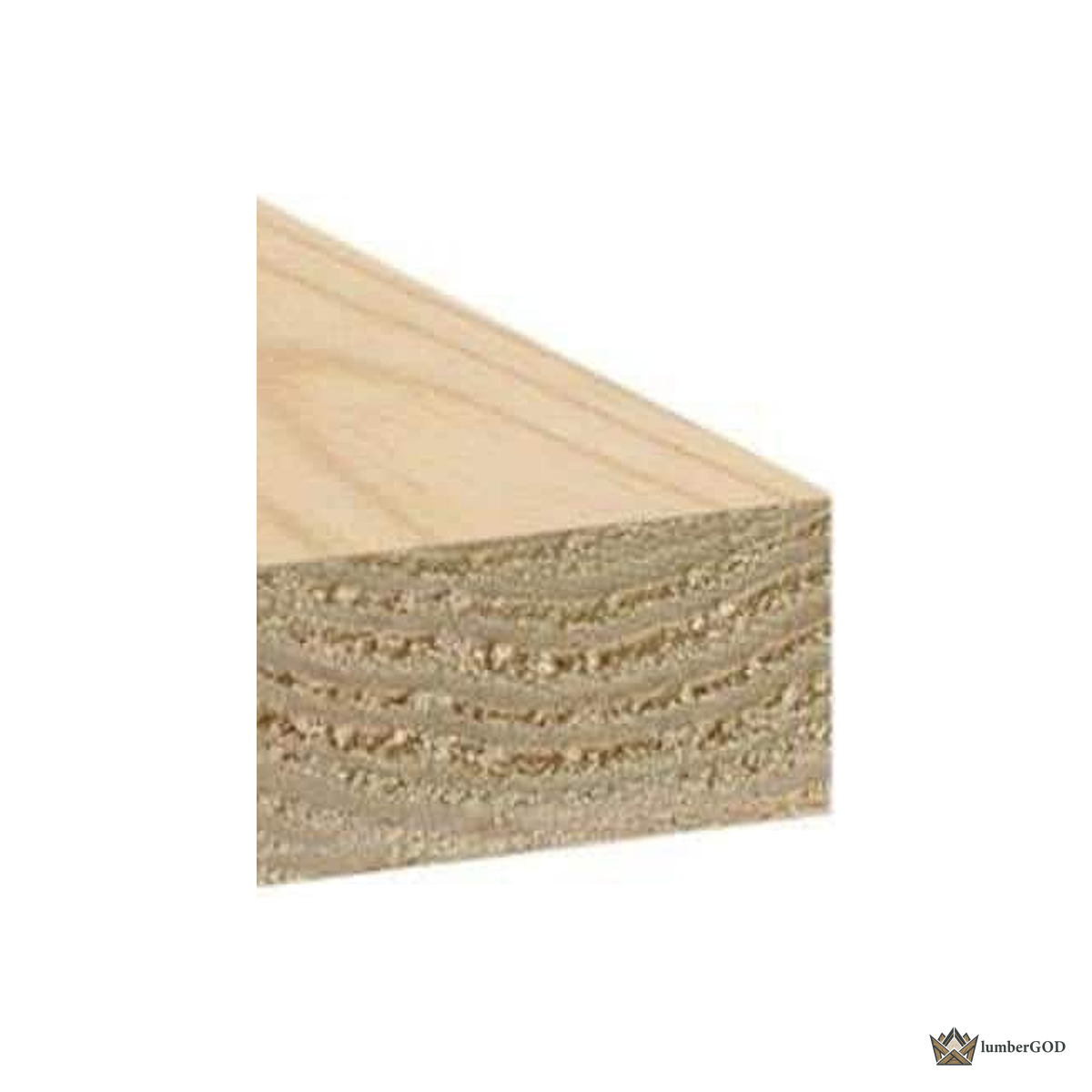 Lumber God 2x4 Wall Stud, KD-HT Stud Grade - end grain detail