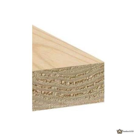Lumber God 2x4 Wall Stud, KD-HT Stud Grade - end grain detail