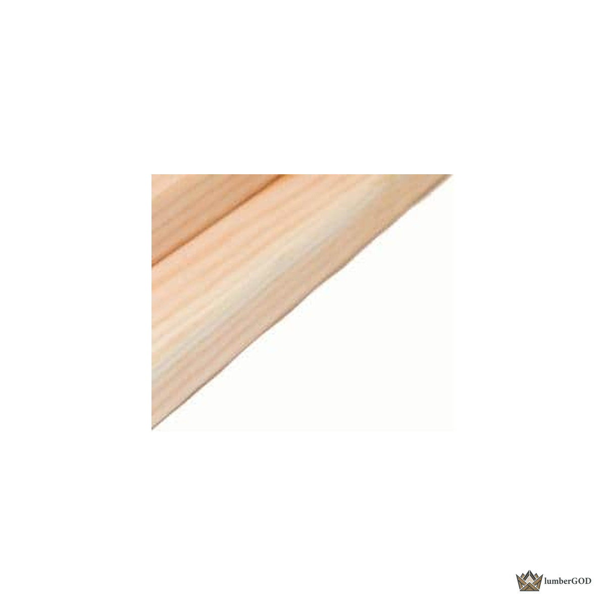Lumber God 2x4 SYP No. 1 Dimensional Lumber, Kiln Dried - end grain detail