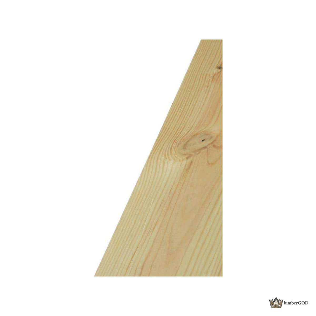 Lumber God 2x8 SPF No. 2 Dimensional Lumber, Kiln Dried - end grain detail