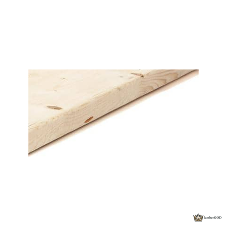 Lumber God 2x6 SPF No. 2 Dimensional Lumber, Kiln Dried - end grain detail