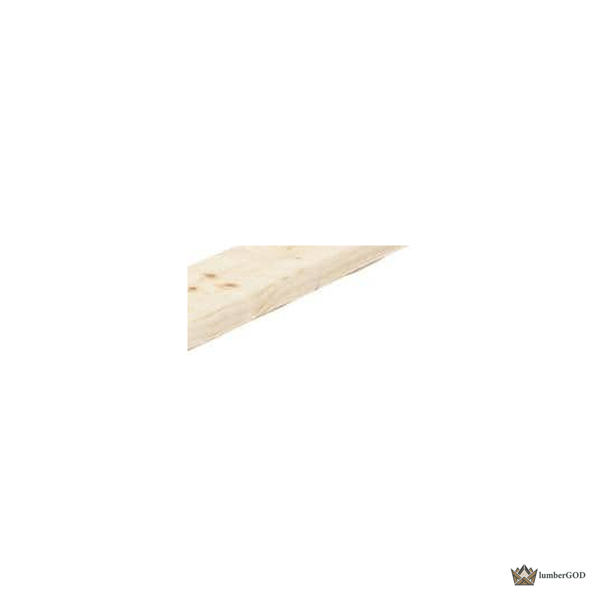 Lumber God 1x3 Furring Strip, 8 ft - end grain detail