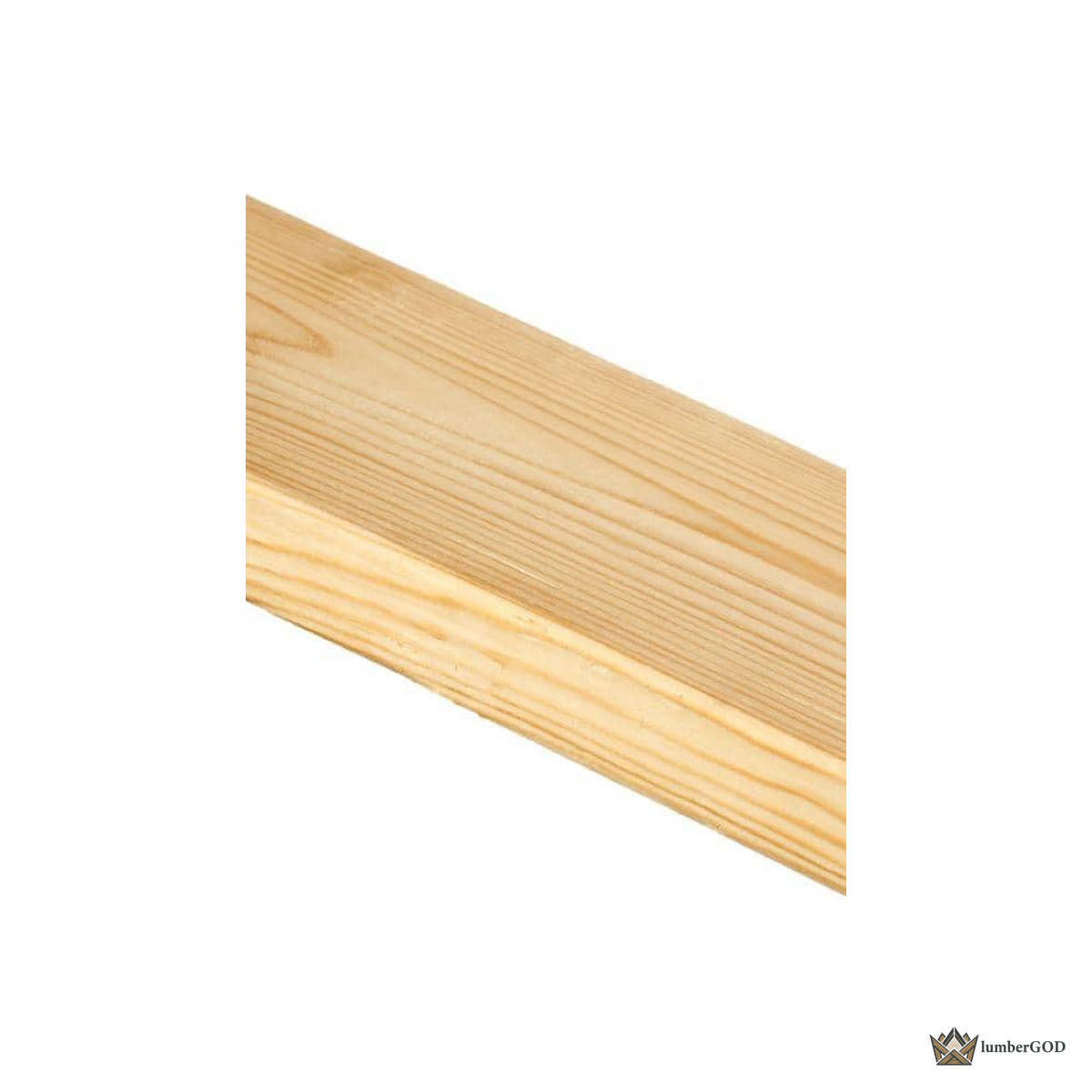 Lumber God 2x12 SYP No. 1 Dimensional Lumber, Kiln Dried - end grain detail