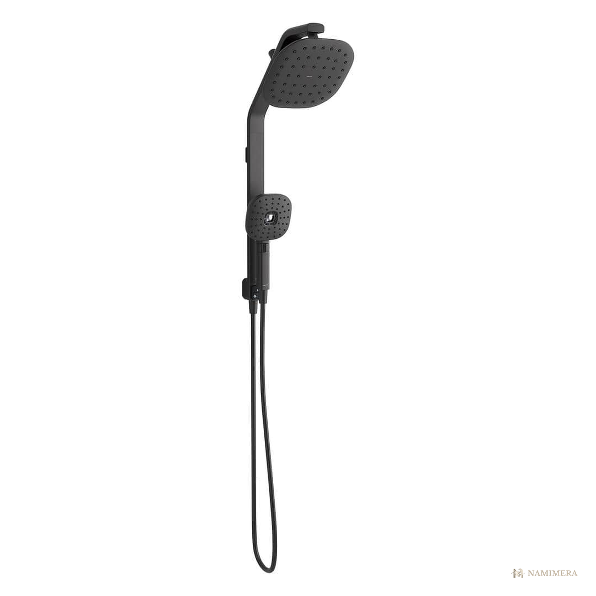 Namimera 3-in-1 Shower Rail System with Magnetic Dock Handheld, 1.75 GPM, Brushed Nickel - mb finish
