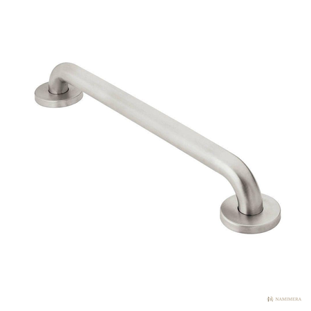 Namimera Concealed Screw Grab Bar, ADA Compliant, 1-1/4 in. Diameter, 24 in., Peened Stainless Steel - product view