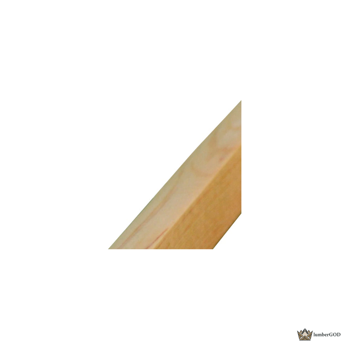 Lumber God Quarter Round Molding, 8 ft - profile view
