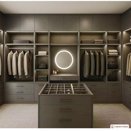 Cabinet Forge Closet Basket and Shoe Storage Tower Set - room scene