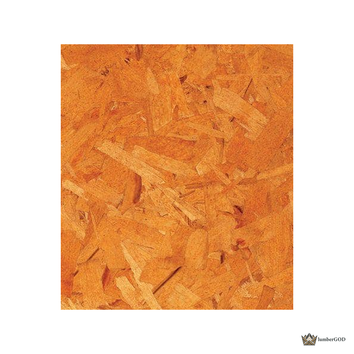 Lumber God 7/16 in OSB Wall and Roof Sheathing, 4x8 Panel - surface texture detail