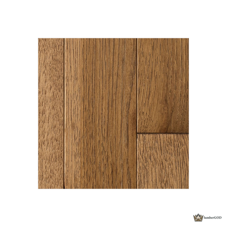 Lumber God Solid Hickory Hardwood Flooring, 3/4 in, Prefinished - surface texture detail