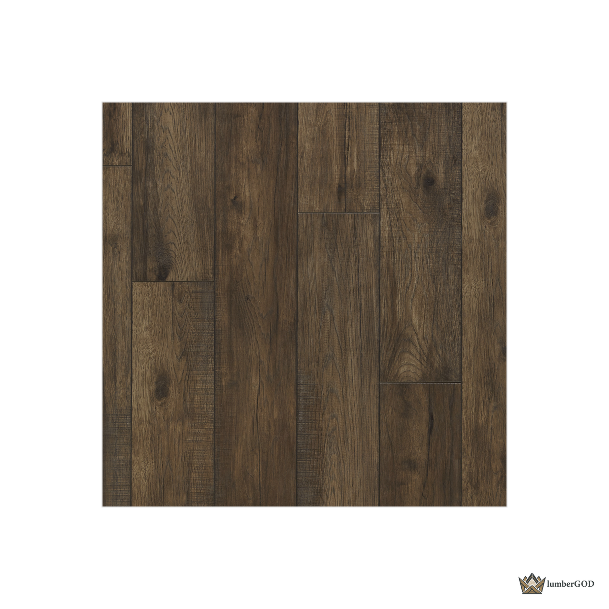 Lumber God 12 mm Dense Core Laminate Wood Flooring, Embossed in Register - surface texture detail