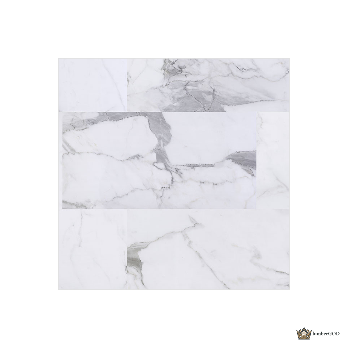 Lumber God 12 Mil XL Rigid Core Luxury Vinyl Tile, 18x36, Large Format Stone Looks - surface texture detail