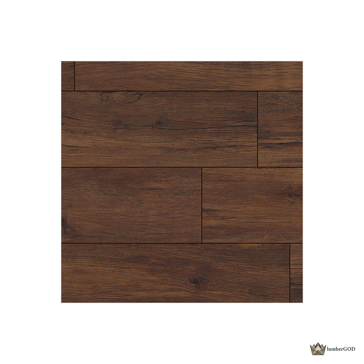 Lumber God 12 Mil XL Rigid Core Luxury Vinyl Plank, 9x60, Waterproof - surface texture detail