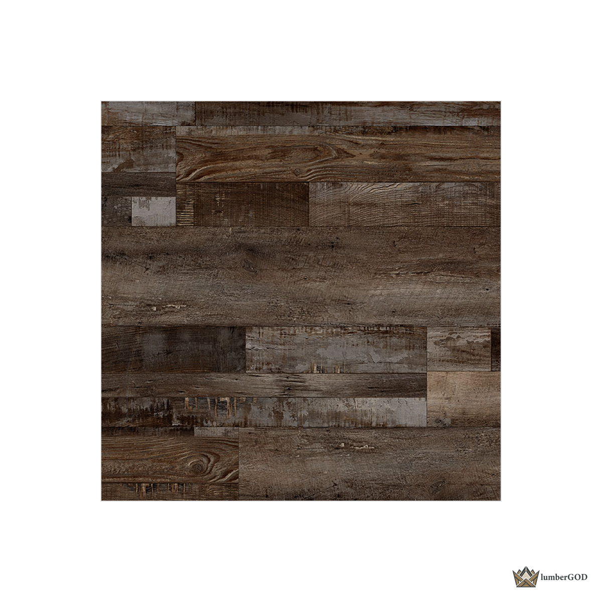 Lumber God 12 Mil Rigid Core Luxury Vinyl Plank, 7x48, Waterproof - surface texture detail