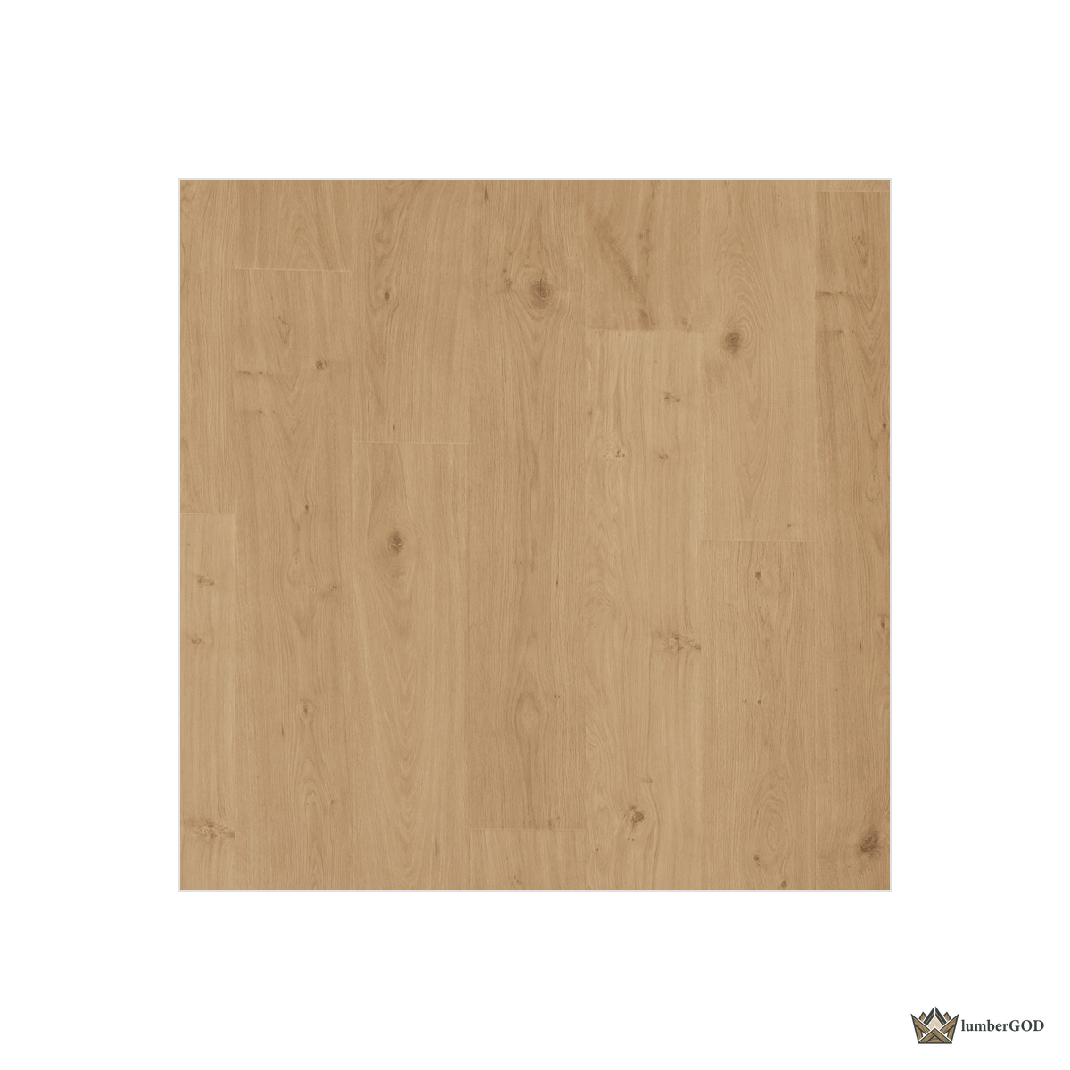 Lumber God AC4 Premium Laminate Wood Flooring, 12 mm with Attached Pad - surface texture detail