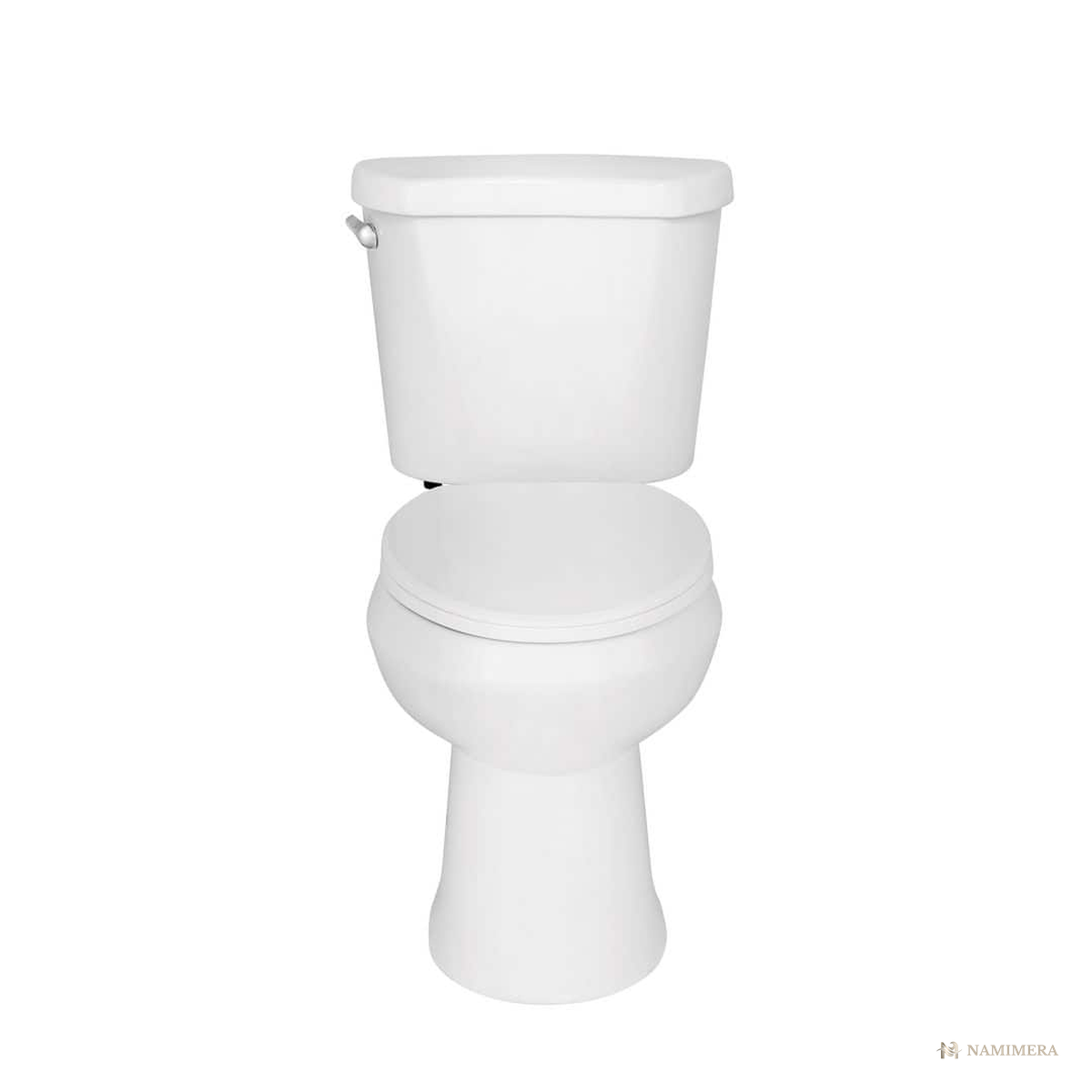Namimera Two-Piece Elongated Toilet, 1.28 GPF Single Flush, 12 in. Rough-In, White - alternate view