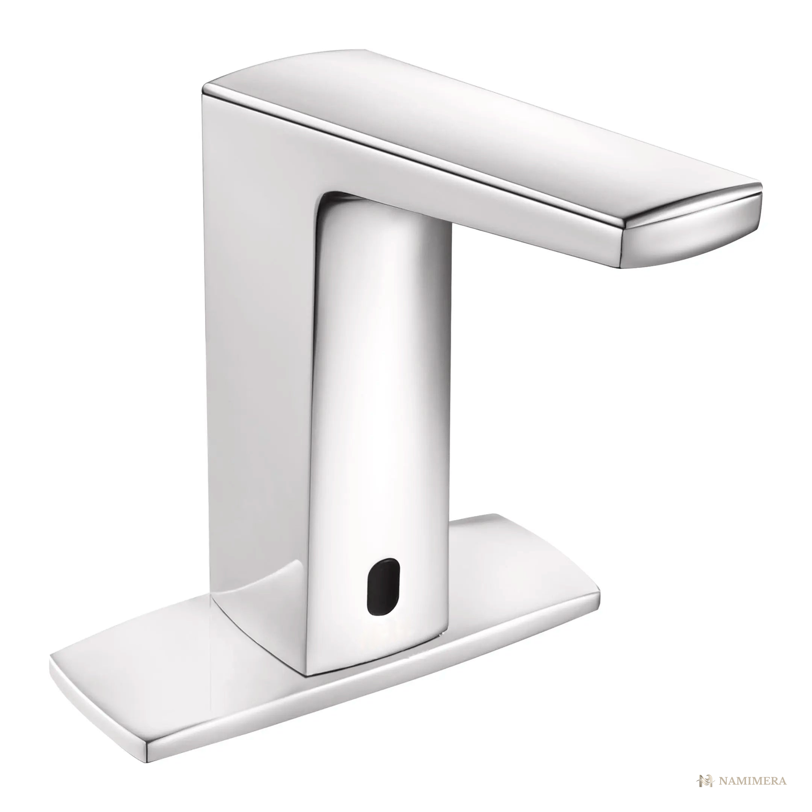 Namimera Commercial Touchless Bathroom Faucet with Thermostatic Shut-Off, 0.5 GPM, Polished Chrome - product view