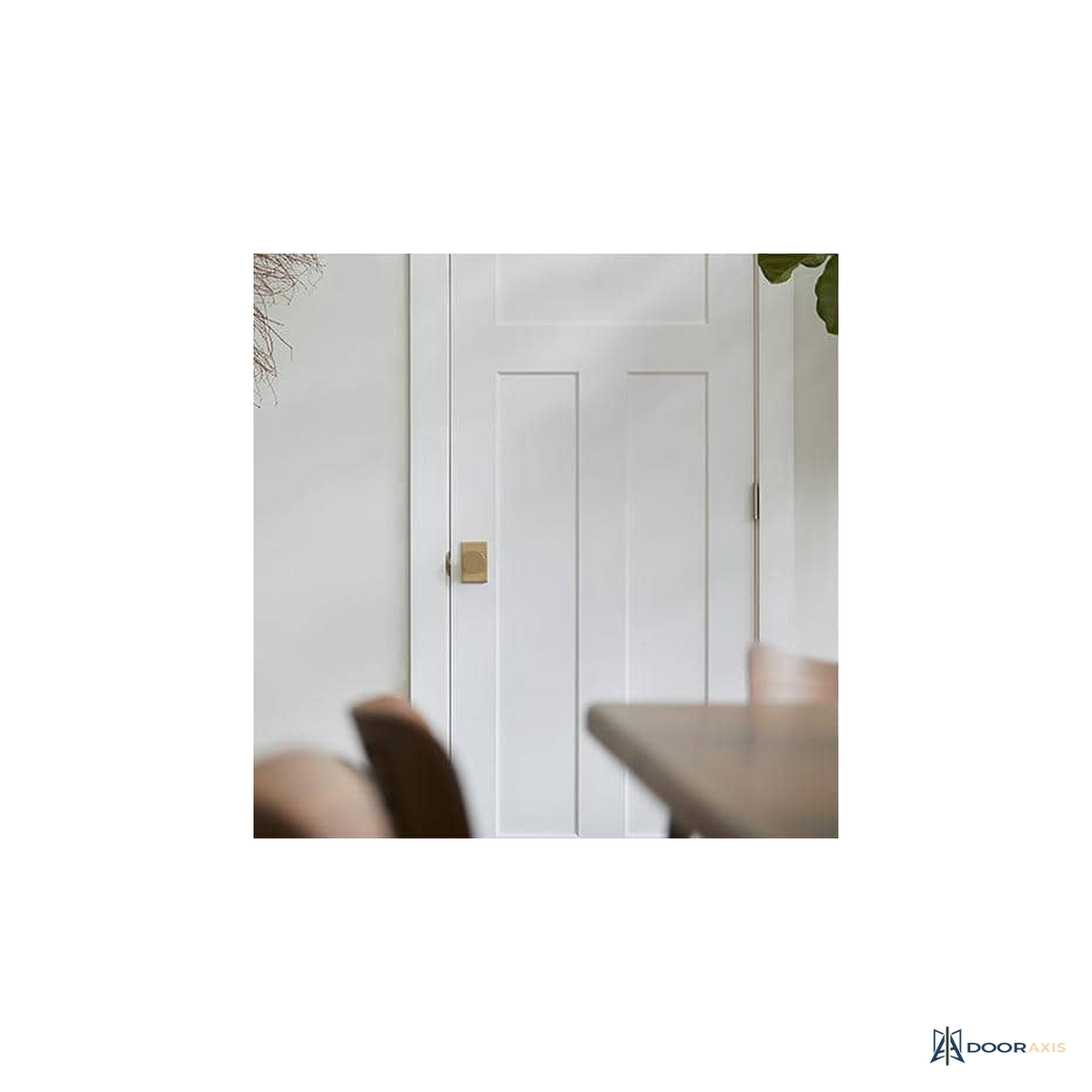 Door Axis Molded Composite Single Prehung Interior Door, Built to Order, 20 to 36 in Widths - panel and glazing detail
