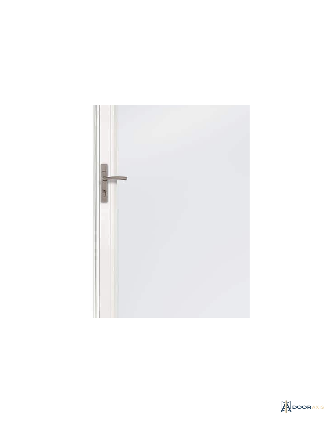 Door Axis 36 in x 80 in Full View Interchangeable Aluminum Storm Door, Quick-Change Glass and Screen - panel and glazing detail