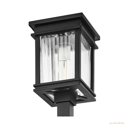 Light Archon Wayfare Solar LED Path Light with High-Low Output and Dual White, Black - construction detail