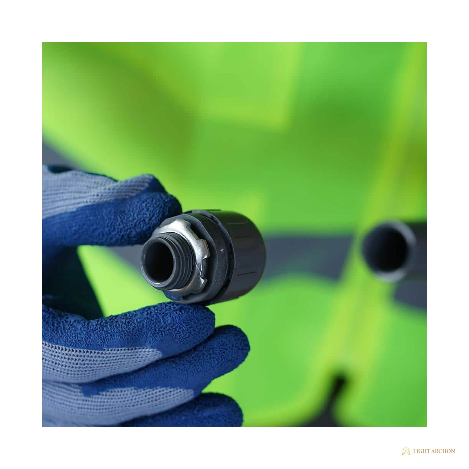 Light Archon TightSeal Liquidtight Nonmetallic Conduit Connector, 1/2 in. - construction detail