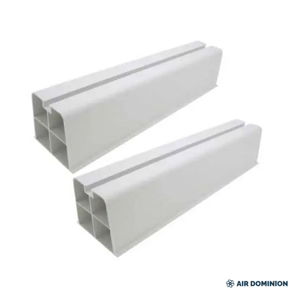 Air Dominion Condenser Equipment Pad with Risers, 18 x 38 x 3 in. - detail view