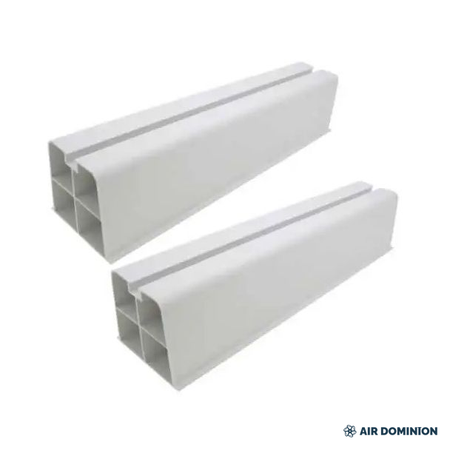 Air Dominion Condenser Equipment Pad with Risers, 18 x 38 x 3 in. - detail view