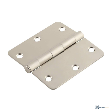 Door Axis Satin Nickel Butt Door Hinge Project Packs - panel and glazing detail