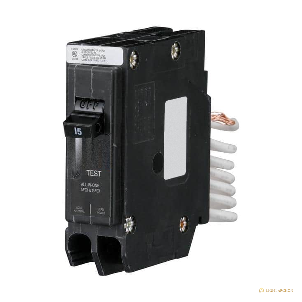 Light Archon Palisade 15A Single-Pole Circuit Breaker - construction detail