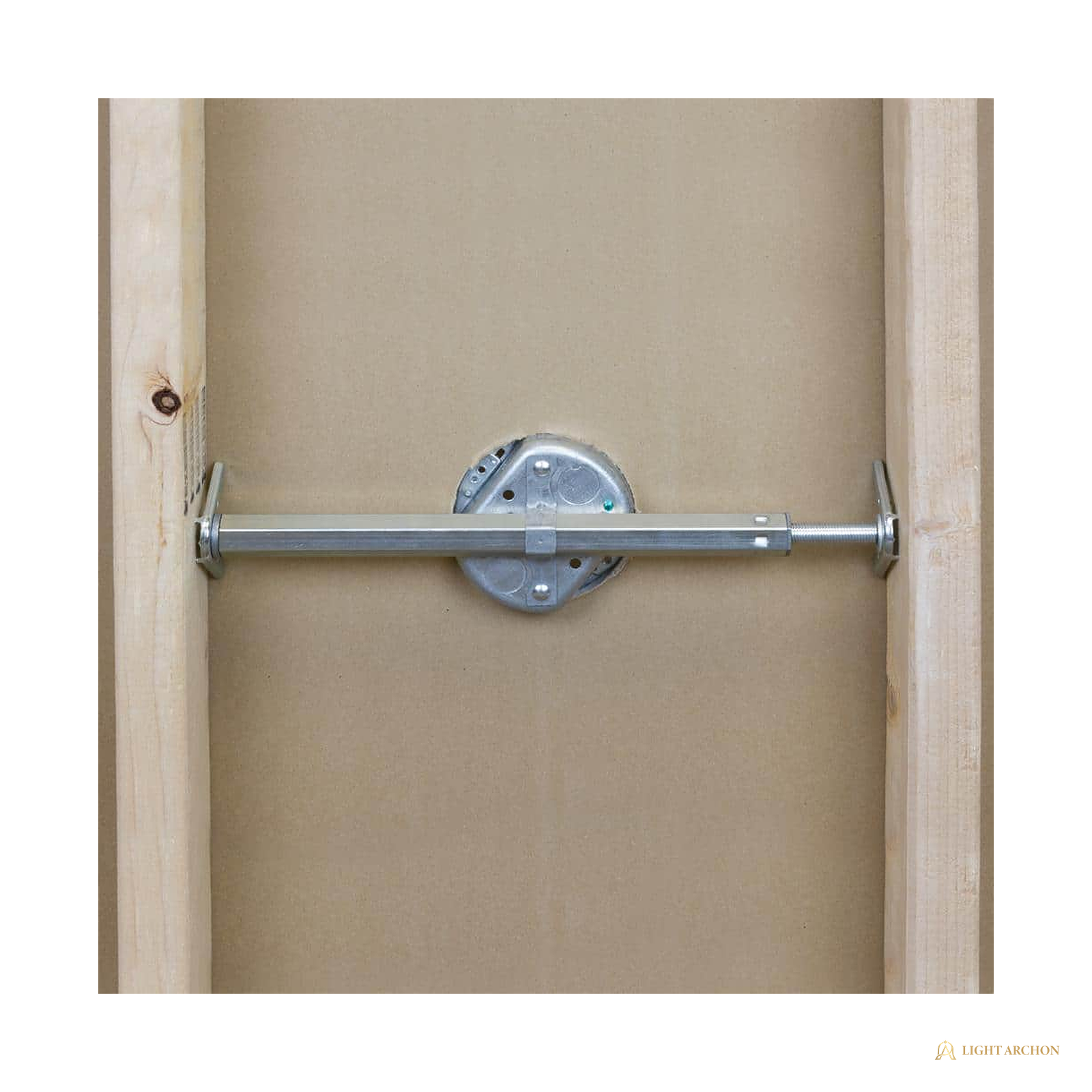 Light Archon TrussLock Fan-Rated Ceiling Boxes and Brace Kits - construction detail