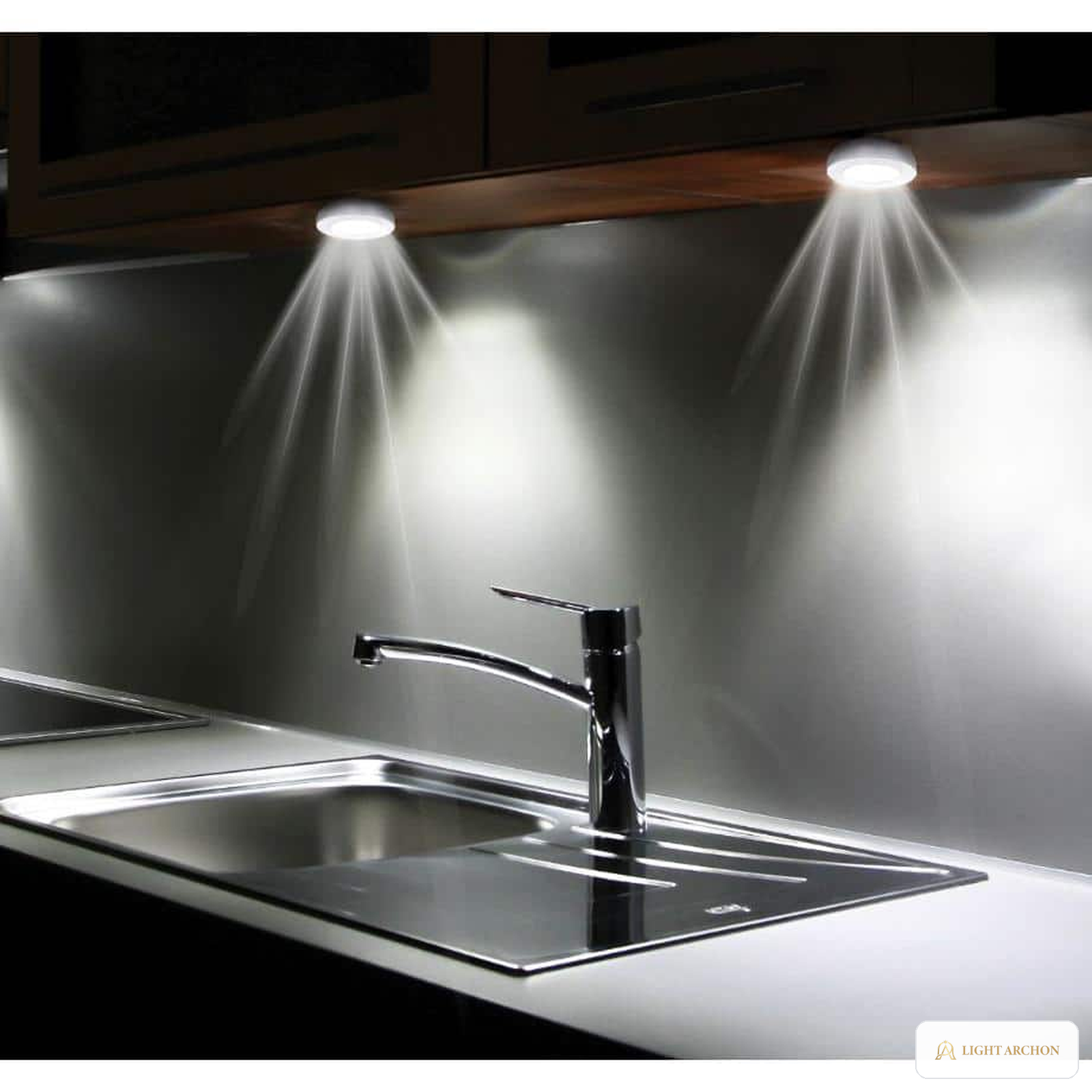 Light Archon Vigil Motion Activated LED Overhead Light, Battery Powered - construction detail