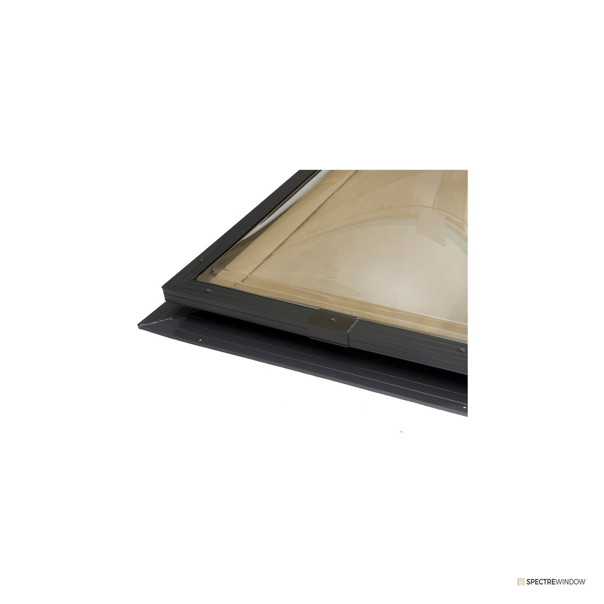 Spectre Window 22.5 in. x 30.5 in. Fixed Self Flashing Aluminum Skylight with Double Strength Glass - frame and hardware detail