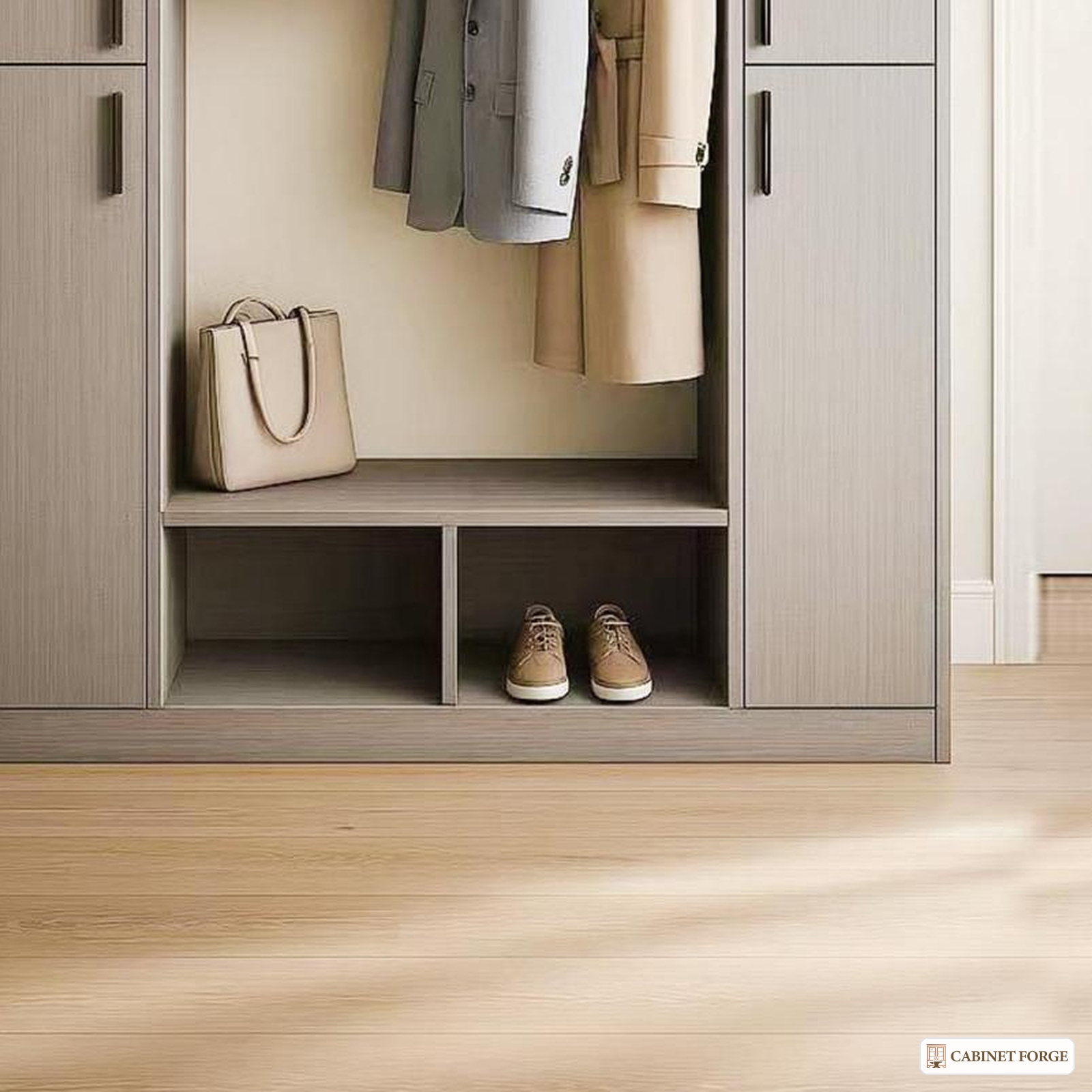 Cabinet Forge Entry and Mudroom Cabinet Program - construction detail