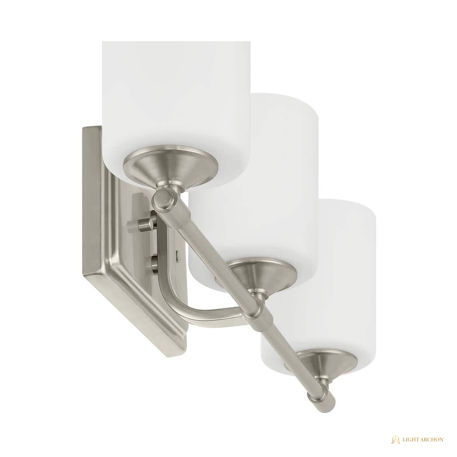 Light Archon Vesper 20.88 in. 3-Light Vanity Light with Frosted Opal Shades - construction detail