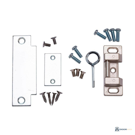 Door Axis Grade 1 Rim Surface Exit Device, 36 in, Aluminum - panel and glazing detail