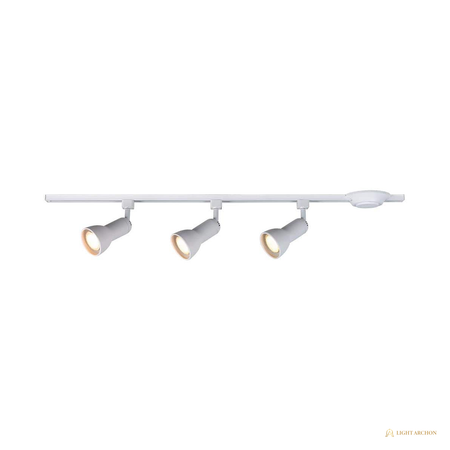 Light Archon Axis 4 ft. Linear Track Kit with 3 Step Heads, White - construction detail