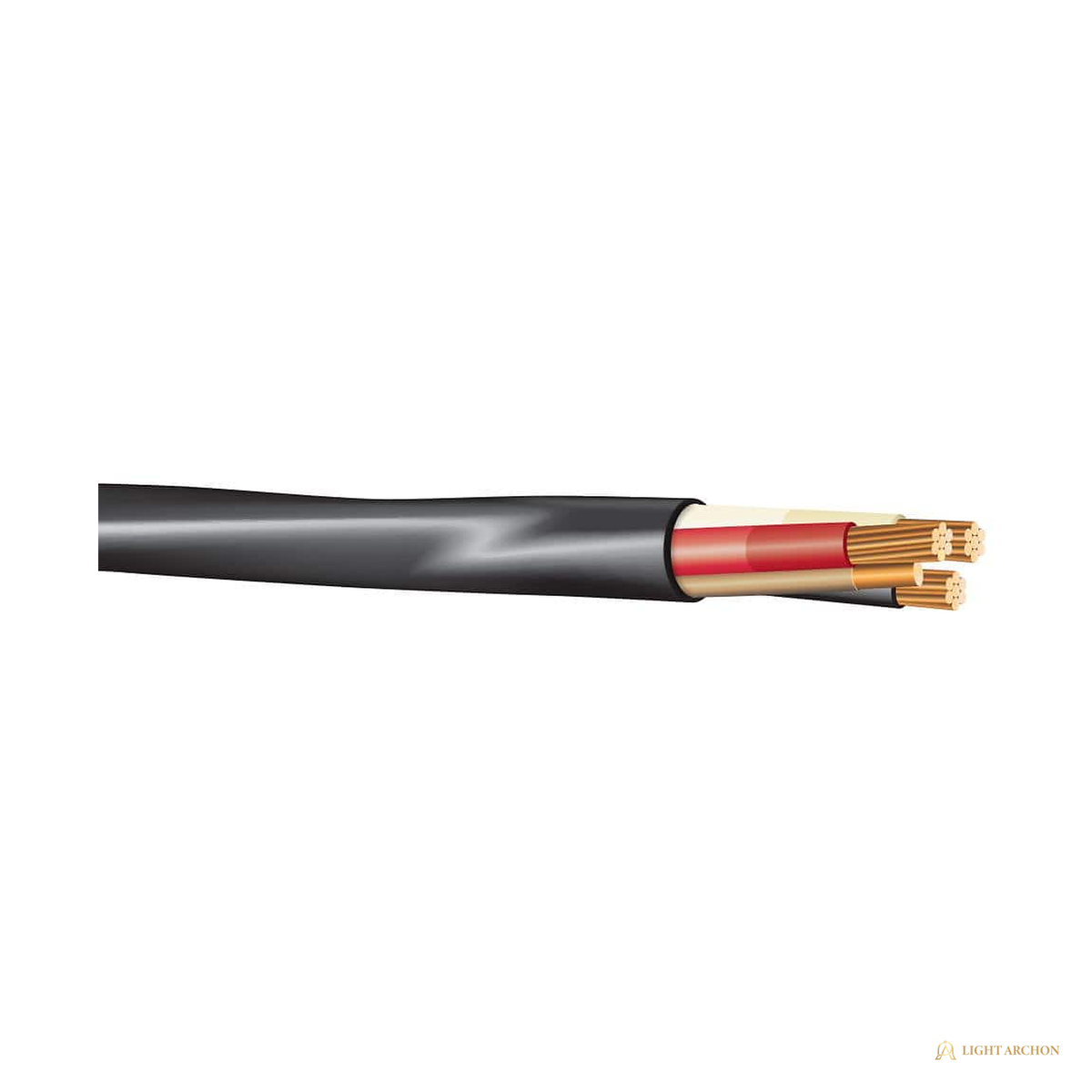 Light Archon RangeLine 6/3 Stranded Copper NM-B Cable with Ground - construction detail