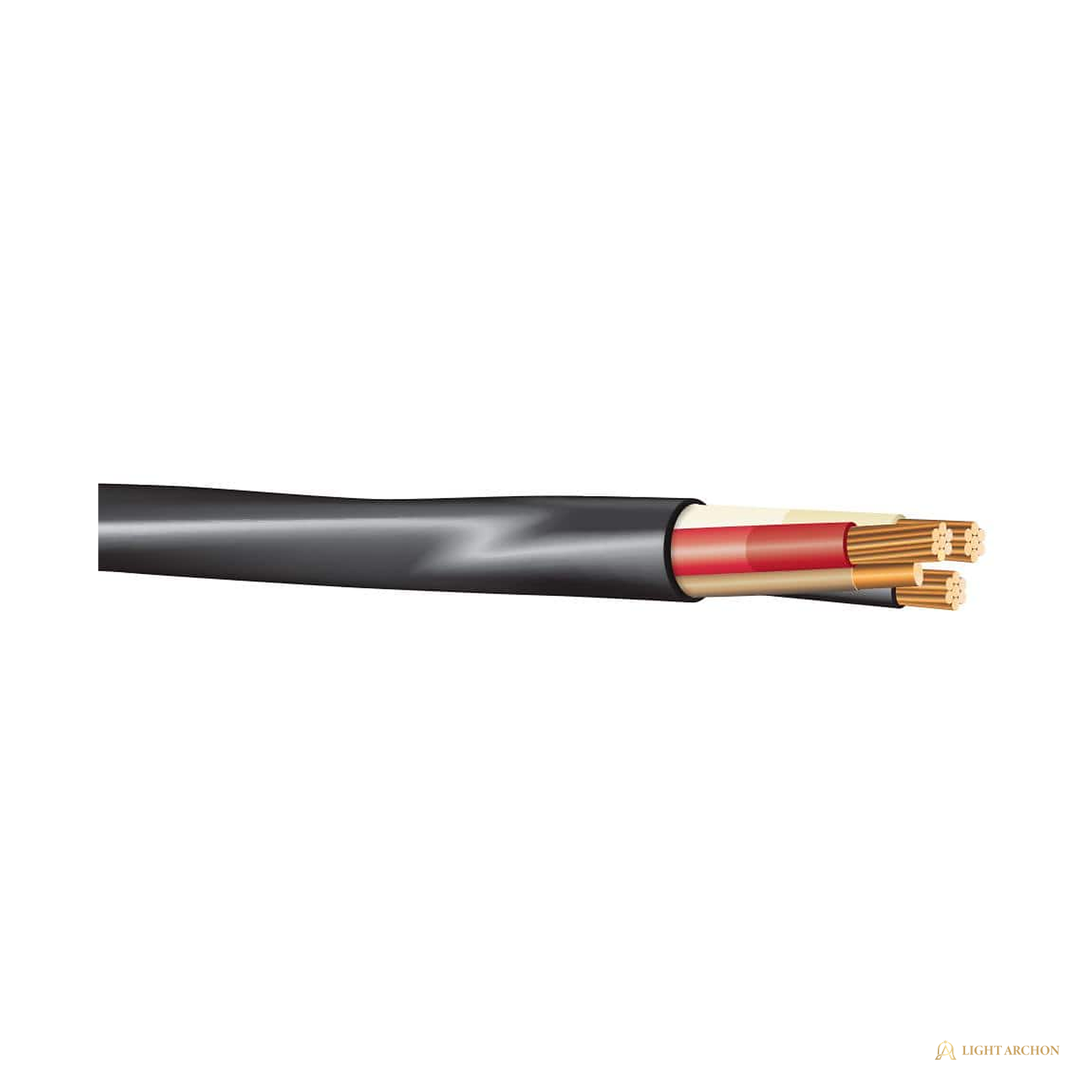 Light Archon RangeLine 6/3 Stranded Copper NM-B Cable with Ground - construction detail