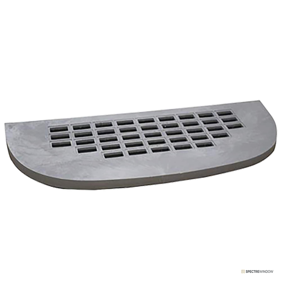 Spectre Window 40 in. x 17 in. Window Well Cover - frame and hardware detail