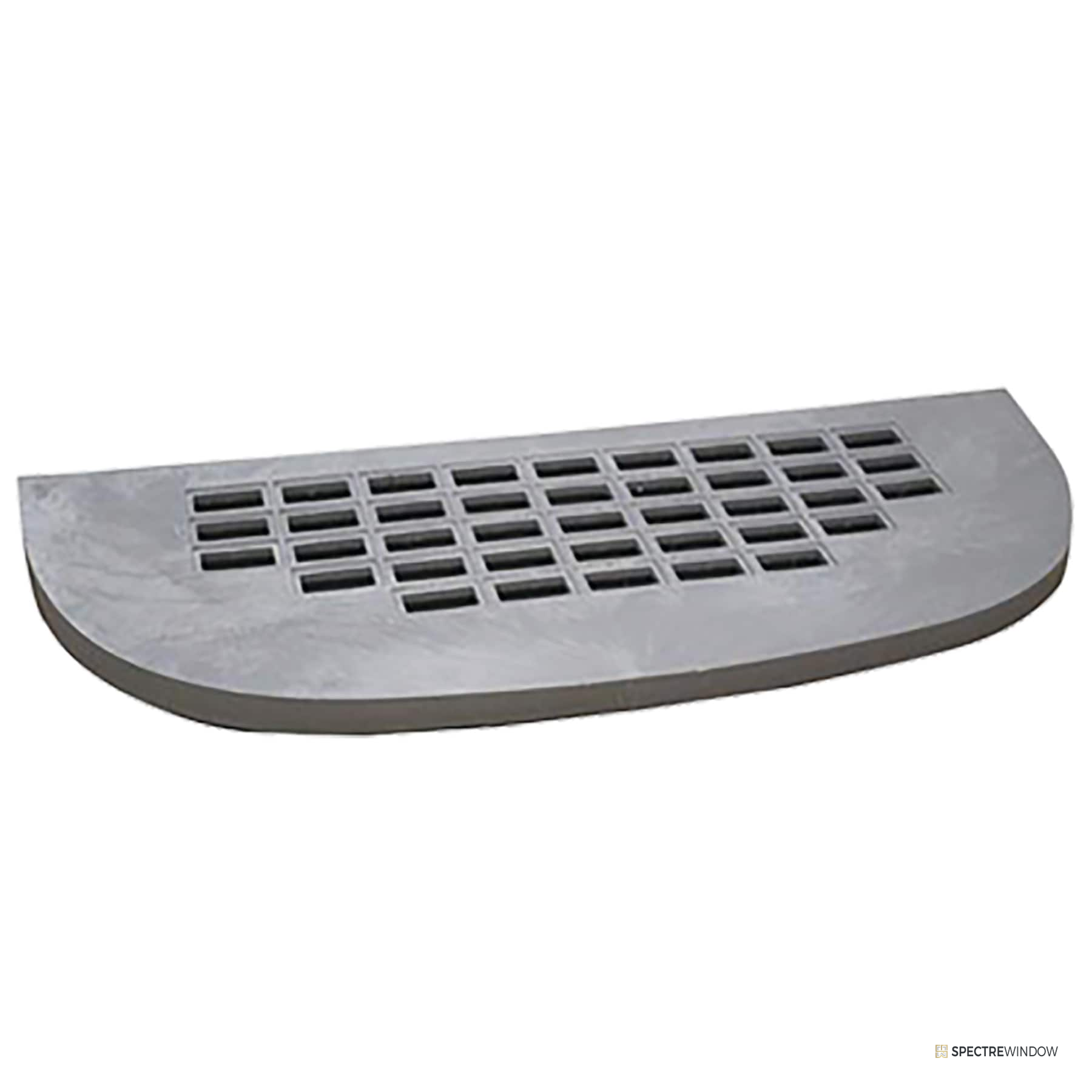 Spectre Window 40 in. x 17 in. Window Well Cover - frame and hardware detail