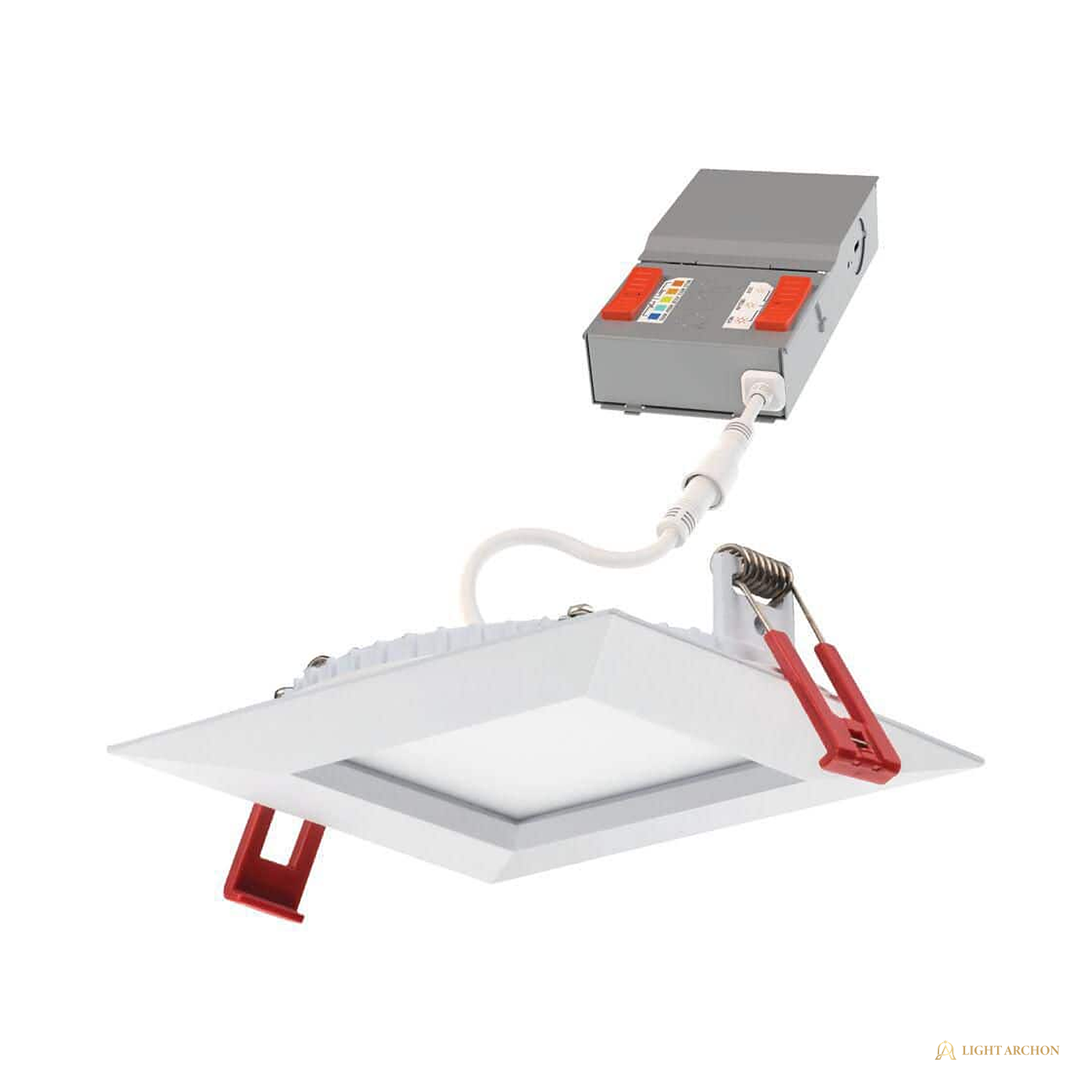 Light Archon Lamina 4 in. Ultra-Thin Canless LED Recessed Light, Wet Rated, 90 CRI - construction detail